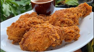 Crispy Fried Chicken Flavorful amp Delicious No Milk No Egg [upl. by Winna]