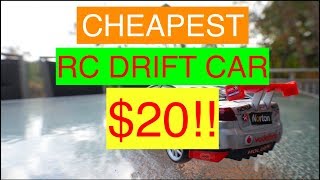 RC Drift Car CHEAPEST 124 SCALE 20 REVIEW [upl. by Goeselt820]