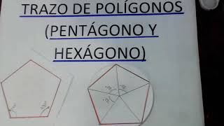 TRAZO DE POLÍGONOS PENTÁGONO Y HEXÁGONO N2180°  N 📏📐⚽🏈🐾 [upl. by Neelrac]