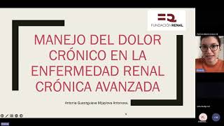 Manejo del dolor crónico en pacientes en hemodiálisis Sesión Clínica de la Fundación Renal [upl. by Yznyl]