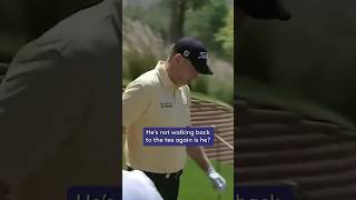 Professional golfer hits FOUR tee shots 😱 [upl. by Kimble]