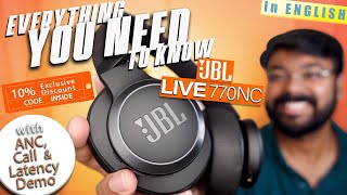 JBL Live 770NC Headphones  An Honest Review [upl. by Niwdog]