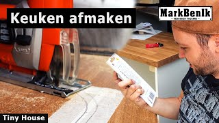 Keuken afmaken in Avontuur bus  Tiny House Aflevering 5 [upl. by Jade]