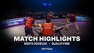 Sanil SAmalraj A vs Ahmed AFahed A  MD  WTT Star Contender Doha 2022 Qual [upl. by Ahsoek]