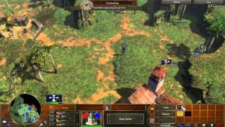 Age of Empires 3  Act 1 Mission 5  Temple of the Aztecs  Campaign Walkthrough  Hard [upl. by Erde26]