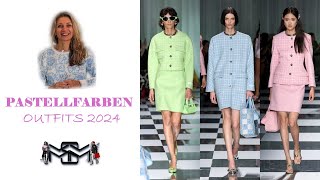 Pastellfarben Outfits für den Frühling amp Sommer 2024 [upl. by Arahsit246]