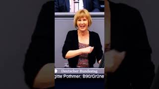 Brigitte Pothmer  Politischer Sachverstand keine Kernkompetenz der Grünen  shorts [upl. by Eneli]