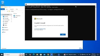 Error Code 020480 Couldnt install We couldnt find the specified configuration file [upl. by Trebbor894]