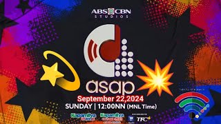 ASAP NATIN TO💥SEPTEMBER 222024SUNDAY 12NN♥️💚💙 [upl. by Kano]