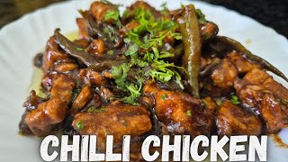 CHILLI CHICKEN RECIPE  SIMPLE CHILLI CHICKEN  BY COOK WITH MEHER [upl. by Ginny]