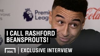 I call Rashford Beansprouts  Jesse Lingard [upl. by Madlen]