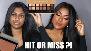 ANASTASIA BEVERLY HILLS SOFT GLAM PALETTE amp BRONZER FIRST IMPRESSION  DEMO on DARK SKIN [upl. by Arick]