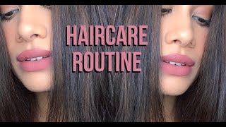 All about my HAIR  Current haircare routine  Malvika Sitlani [upl. by Yvonner]