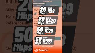 HOW TO TOP UP PREPAID HERO FIBRE WITH CAPITEC [upl. by Jobina556]