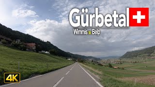 Gürbetal Switzerland 🇨🇭 Driving from Wimmis to Belp [upl. by Shela926]