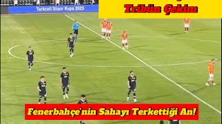 Fenerbahçe’nin Sahadan Çekildiği An Mauro Icardi Gol Tribün Çekim  Galatasaray Süper Kupa [upl. by Robbert442]