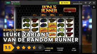 Gokkast Review Bonus Runner Stakelogic [upl. by Yolande]