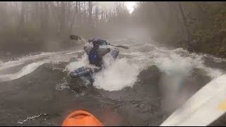 Kayaking the Nantahala River NC Using the HiNDry Rolling Aid [upl. by Brunk]