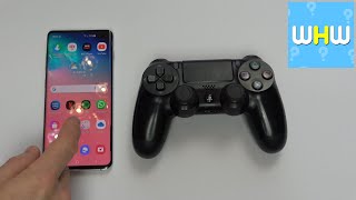 How to Wirelessly CONNECT PS4 Controller to ANDROID PHONE [upl. by Scherman]