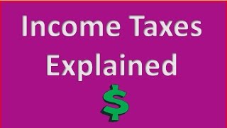 Income Taxes Explained [upl. by Yesrej]