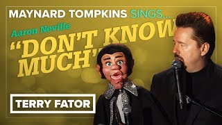 THROWBACK Maynard Tompkins sings quotDont Know Muchquot  TERRY FATOR Live from Las Vegas [upl. by Ilbert]