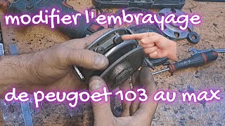 comment améliorer lembrayage de Peugeot 103 [upl. by Sairtemed24]