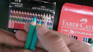 Prismacolor junior Vs Faber castell escolar [upl. by Olav]