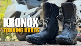 Kronox Motorcycle Touring Boot Review  Cruisemans Reviews [upl. by Hodgkinson829]