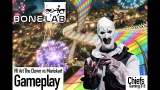 Art The Clown Vs Mariokart Bonelab VR [upl. by Llemhar]