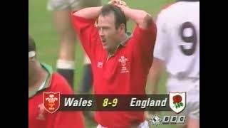 1993 Ieuan Evans try vs England Cardiff Arms Park 6 February [upl. by Alphard49]