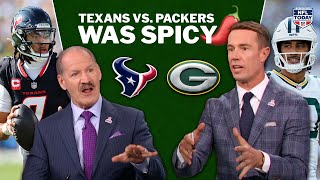 The NFL Today crew talks Packers HEATED win over Texans [upl. by Findley]