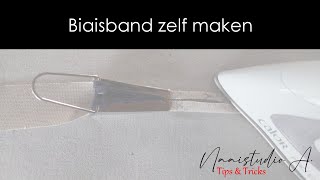 Zelf een biaisband maken [upl. by Metcalf]