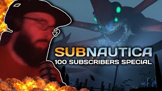 Grown Man Suffering from THALASSOPHOBIA plays SUBNAUTICA for your Amusement 100 Subscriber Special [upl. by Dnalevelc160]