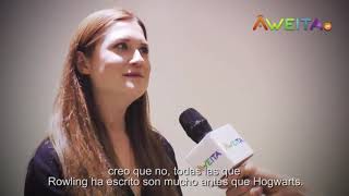 Bonnie Wright interview in Lima Peru [upl. by Anwad]