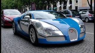 Bugatti Veyron Centenaire Edition  driving in Paris [upl. by Ialda655]