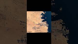 Satellite Image Timelapse Abu Simbel Egypt citytransformation [upl. by Kazmirci]