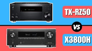 Onkyo TXRZ50 vs Denon X3800H  Which One is Better [upl. by Holman]