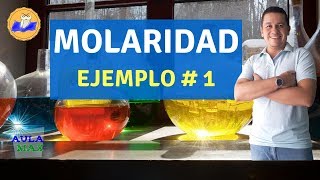 Molaridad Ejemplo 1 Soluciones [upl. by Mauchi]