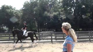 Iris Eppinger dressage clinic [upl. by Eatnoj]