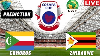 Comoros vs Zimbabwe 2024 COSAFA Cup Football Match Preview [upl. by Ronal991]