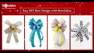 Easy DIY Designer Bows for beginners with Bowdabra [upl. by Alidia]