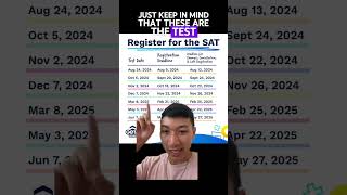 Upcoming SAT Test Dates Go register now students college shorts [upl. by Rutter]