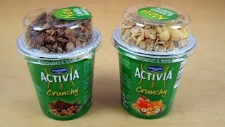 Danone Activia Crunchy Chocolate  Honey [upl. by Urbas893]