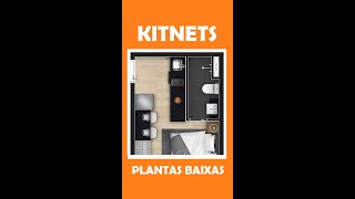 KITNET 10 PLANTAS DE KITNETS DECORADAS  Shorts [upl. by Isa]