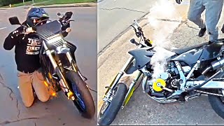 Live crash rs 200  the rider mp 09  sport bike crash  sr 200 crash [upl. by Ailime425]