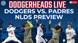 DodgerHeads Live Padres Vs Dodgers 2024 NLDS Preview Freddie Freemans recovery amp more [upl. by Nyahs]