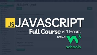 JavaScript in 1 Hour using W3Schools Website  W3Schools JavaScript Tutorial [upl. by Yard]