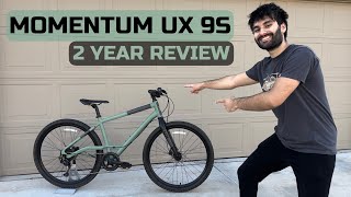 Giant Momentum UX 9S My Favorite Hybrid Bike 2 Year Review [upl. by Eiclud]