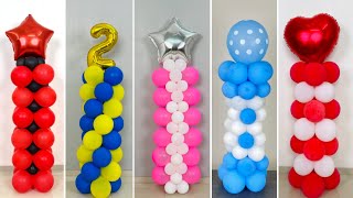 5 Very Easy Method of Balloon Pillar for any occasion at home [upl. by Barra918]