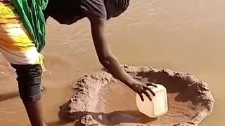 WHAT A MIRACLE UNBELIEVABLE WATER CAME OUT OF THE DESERT MY CLEAN DRINKING WATER village life [upl. by Parthen]